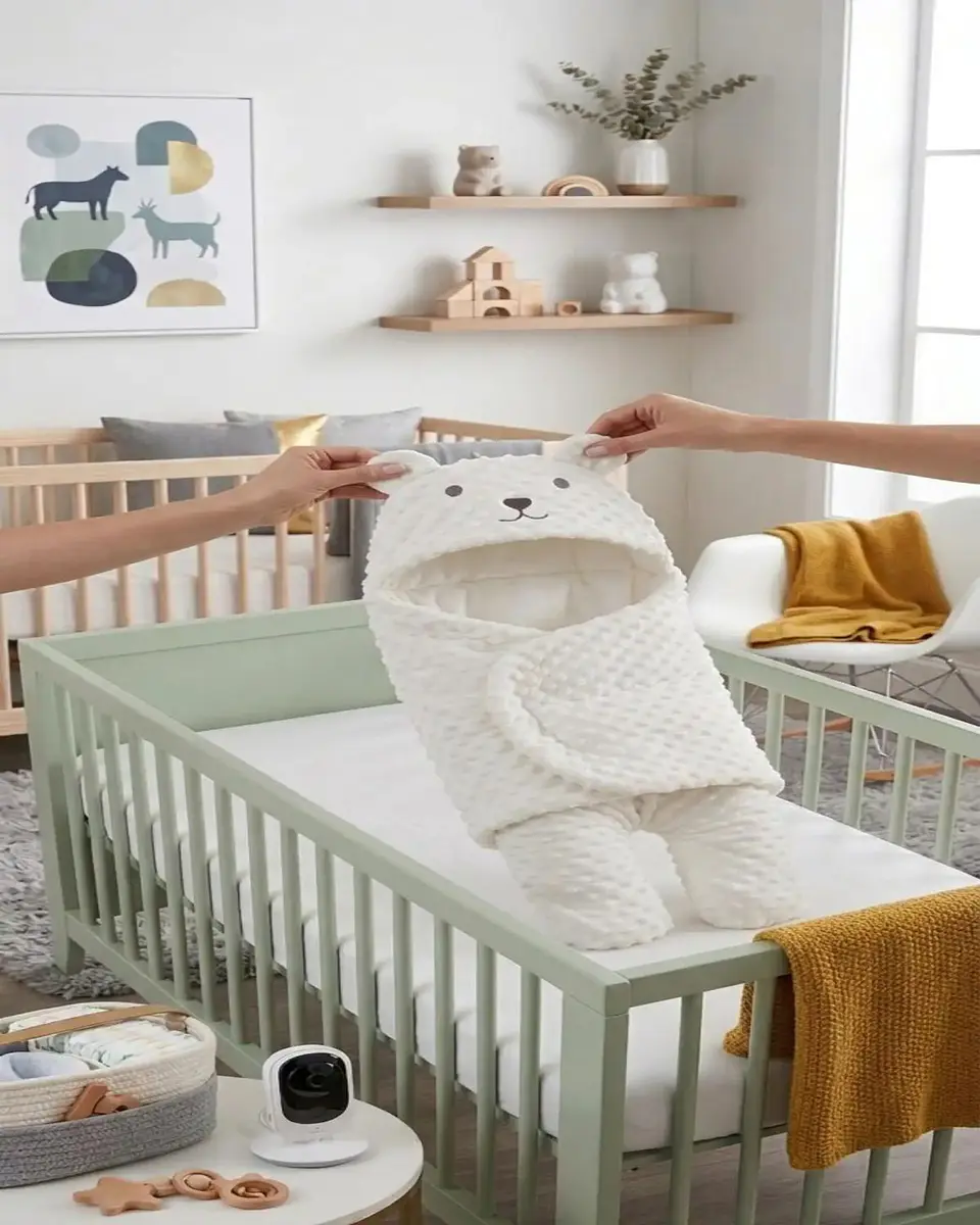 Saco De Dormir Bebé Textura Minky Extra Suave Térmico 4