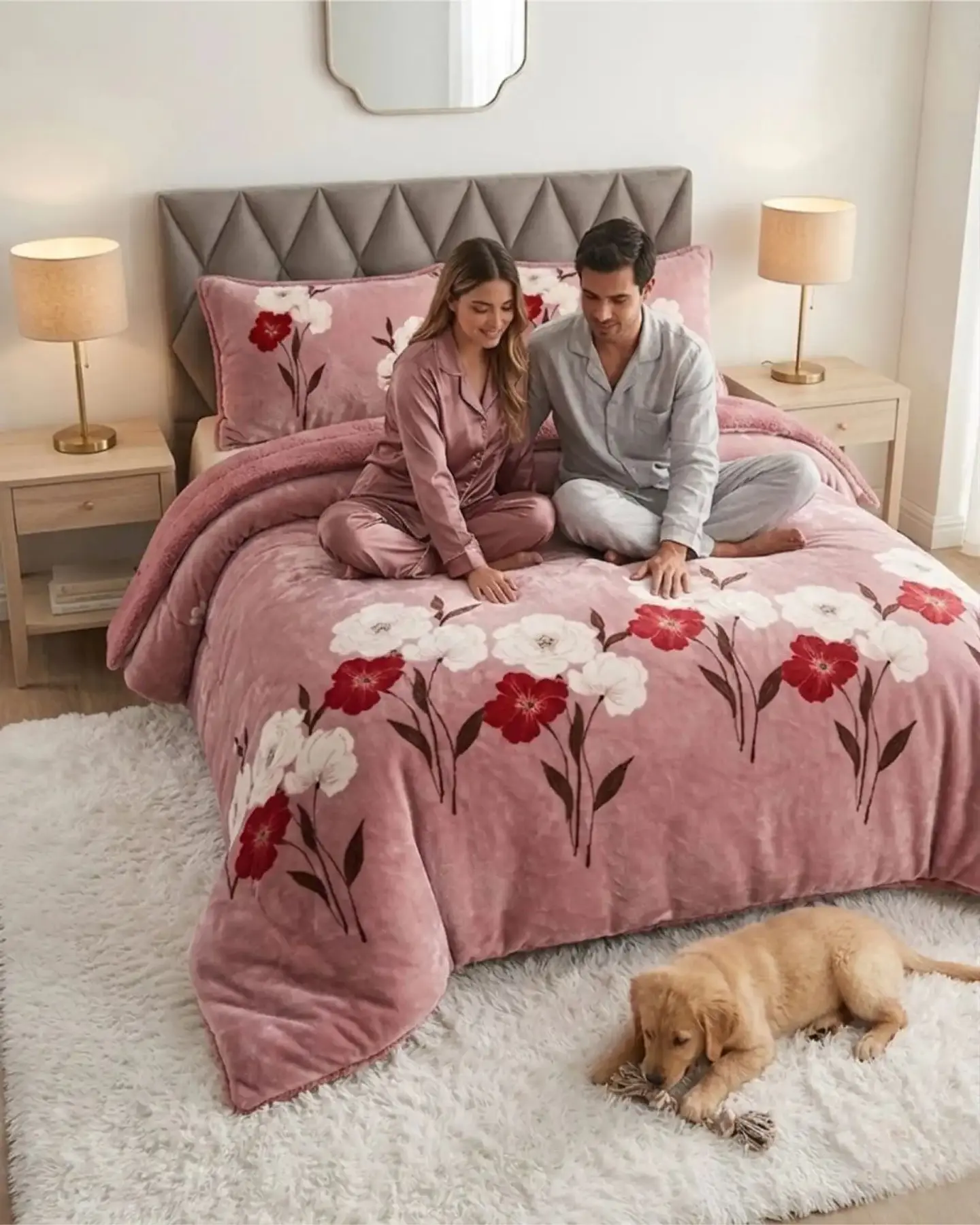 Cubrecamas Plush Con Chiporro Premium 2 Plazas 5