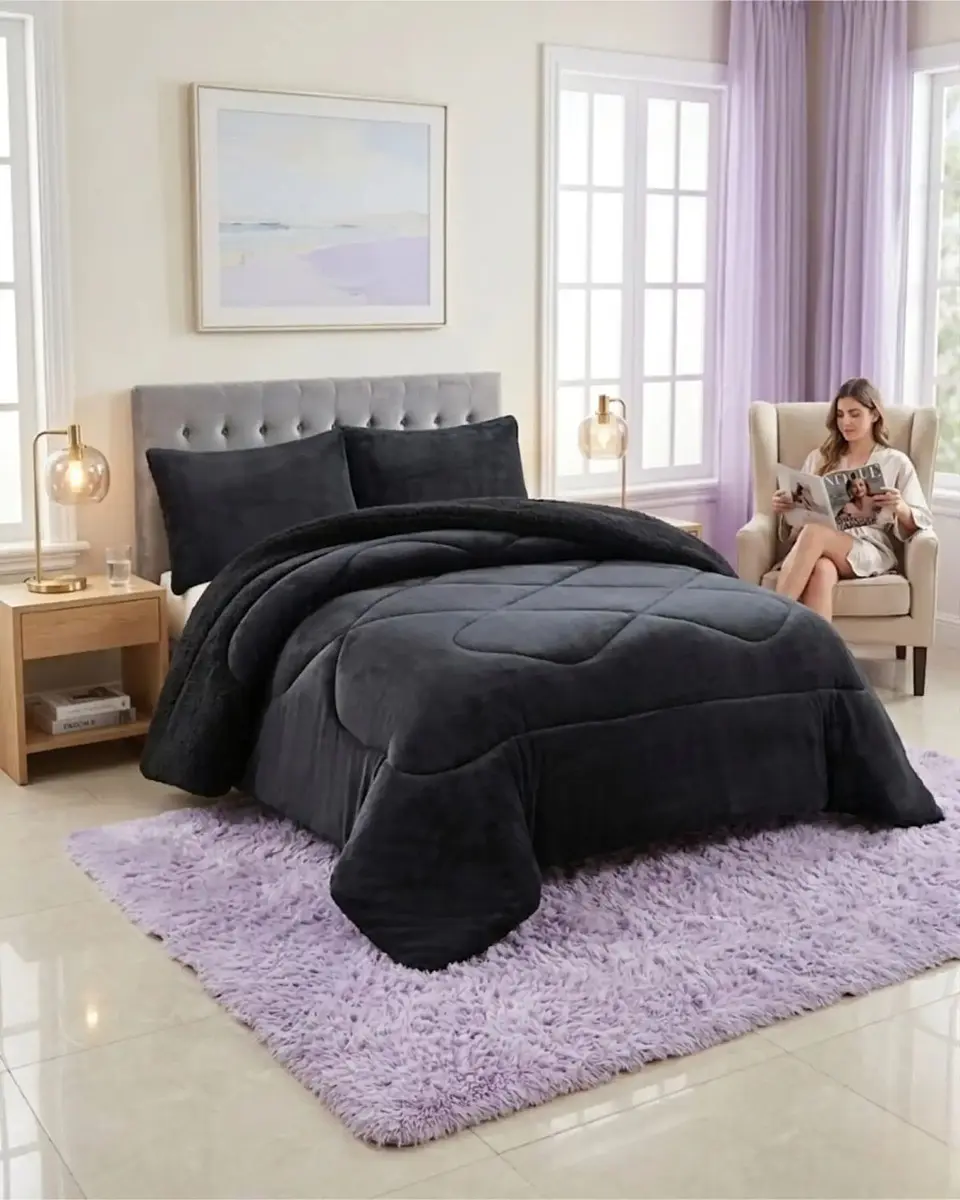 Cubrecamas Plush Con Chiporro Premium 2 Plazas 2