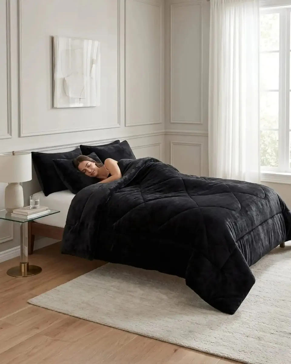 Cubrecamas Plush Con Chiporro Premium 2 Plazas 1