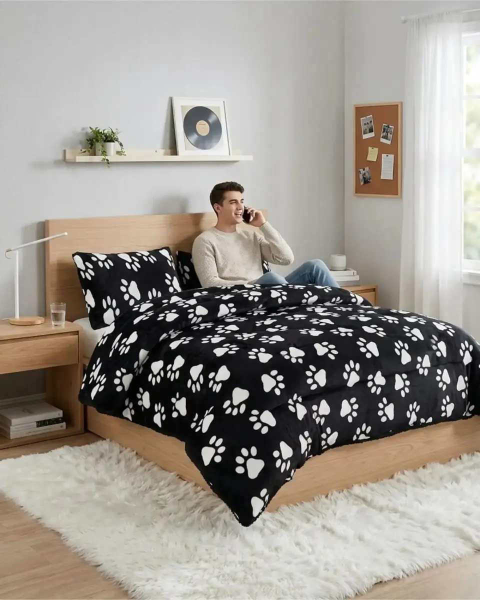 Cubrecamas Plush Con Chiporro Premium 2 Plazas 1