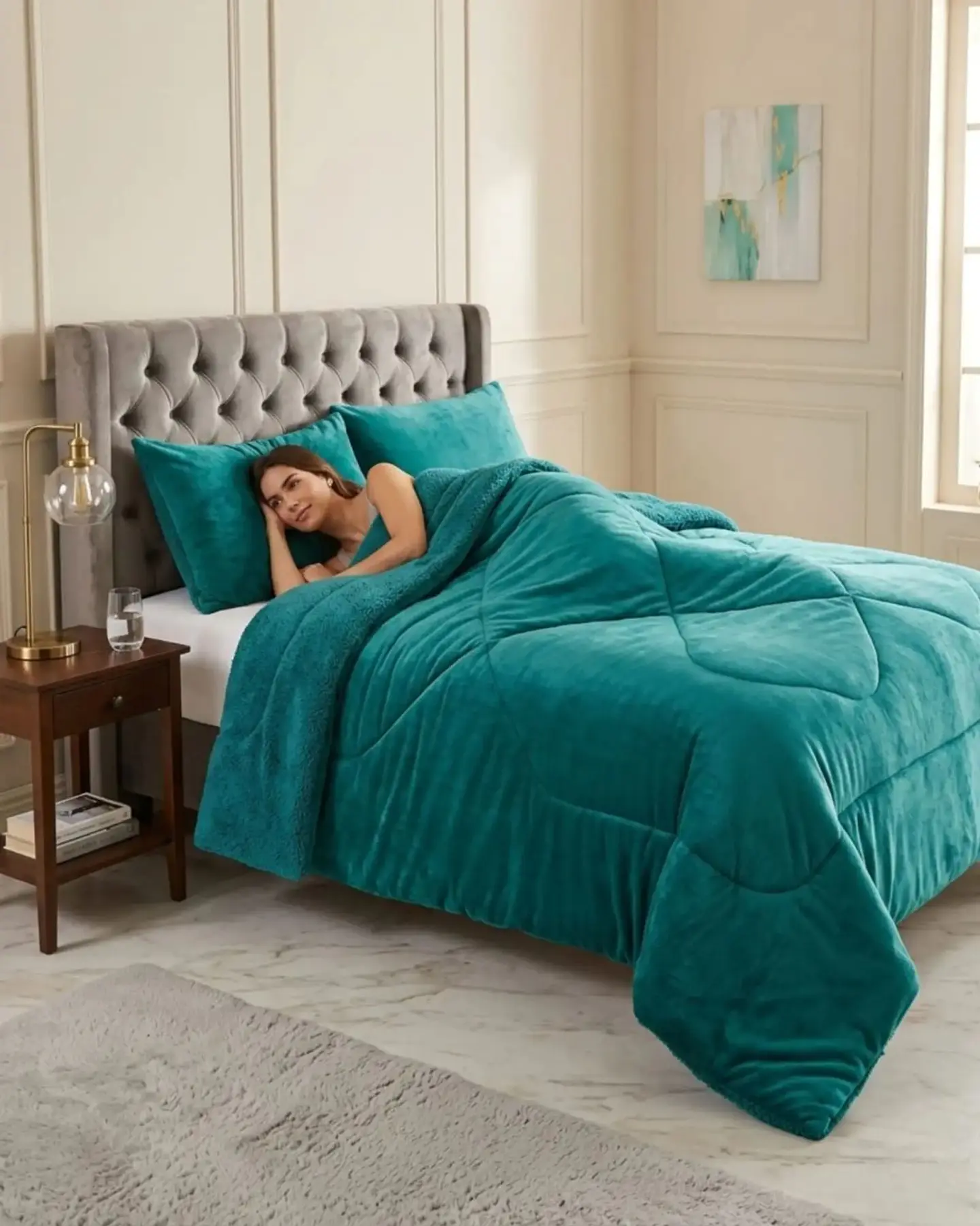 Cubrecamas Plush Con Chiporro Premium 2 Plazas 2
