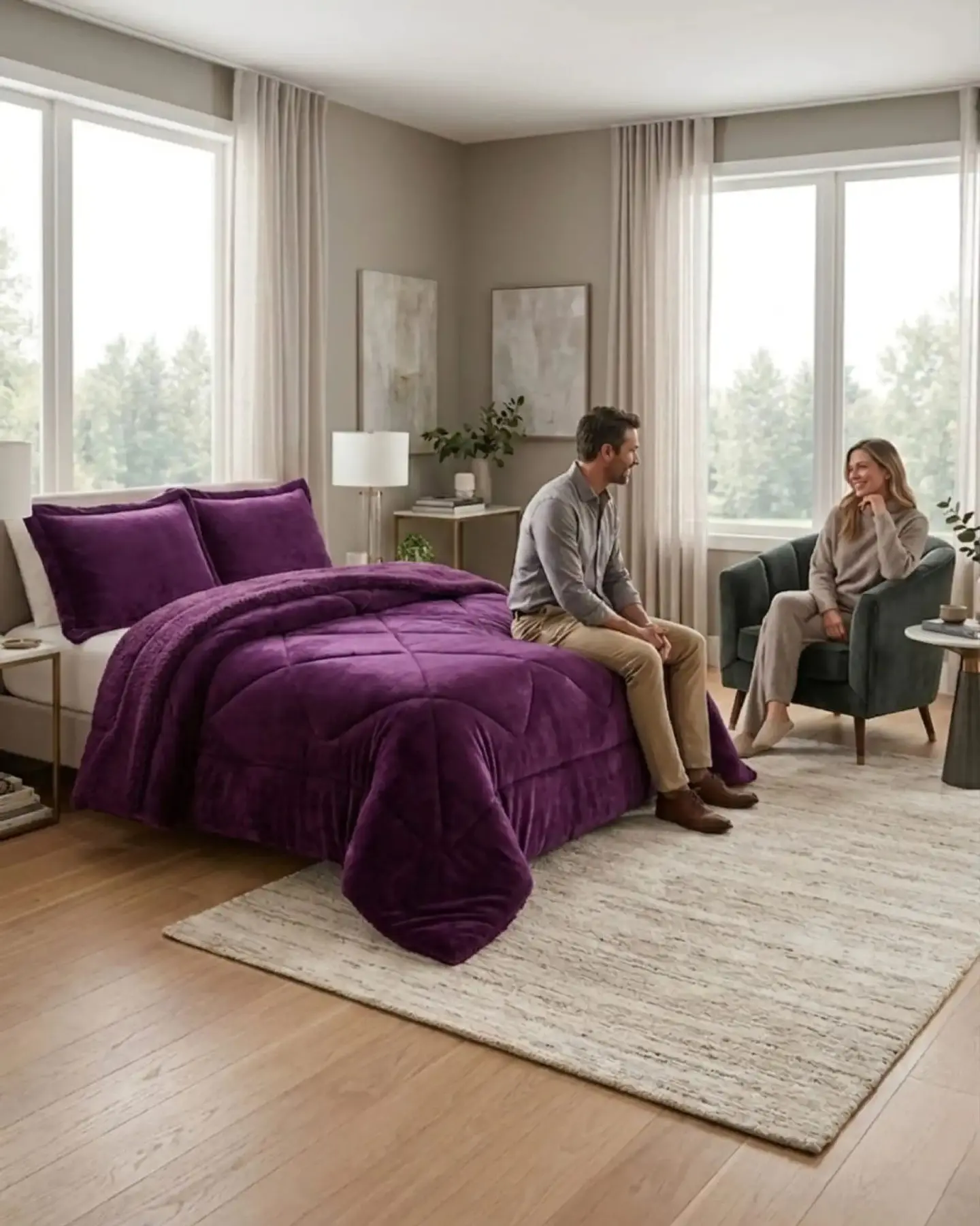 Cubrecamas Plush Con Chiporro Premium 2 Plazas 4