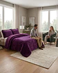Cubrecamas Plush Con Chiporro Premium 2 Plazas - Miniatura 4
