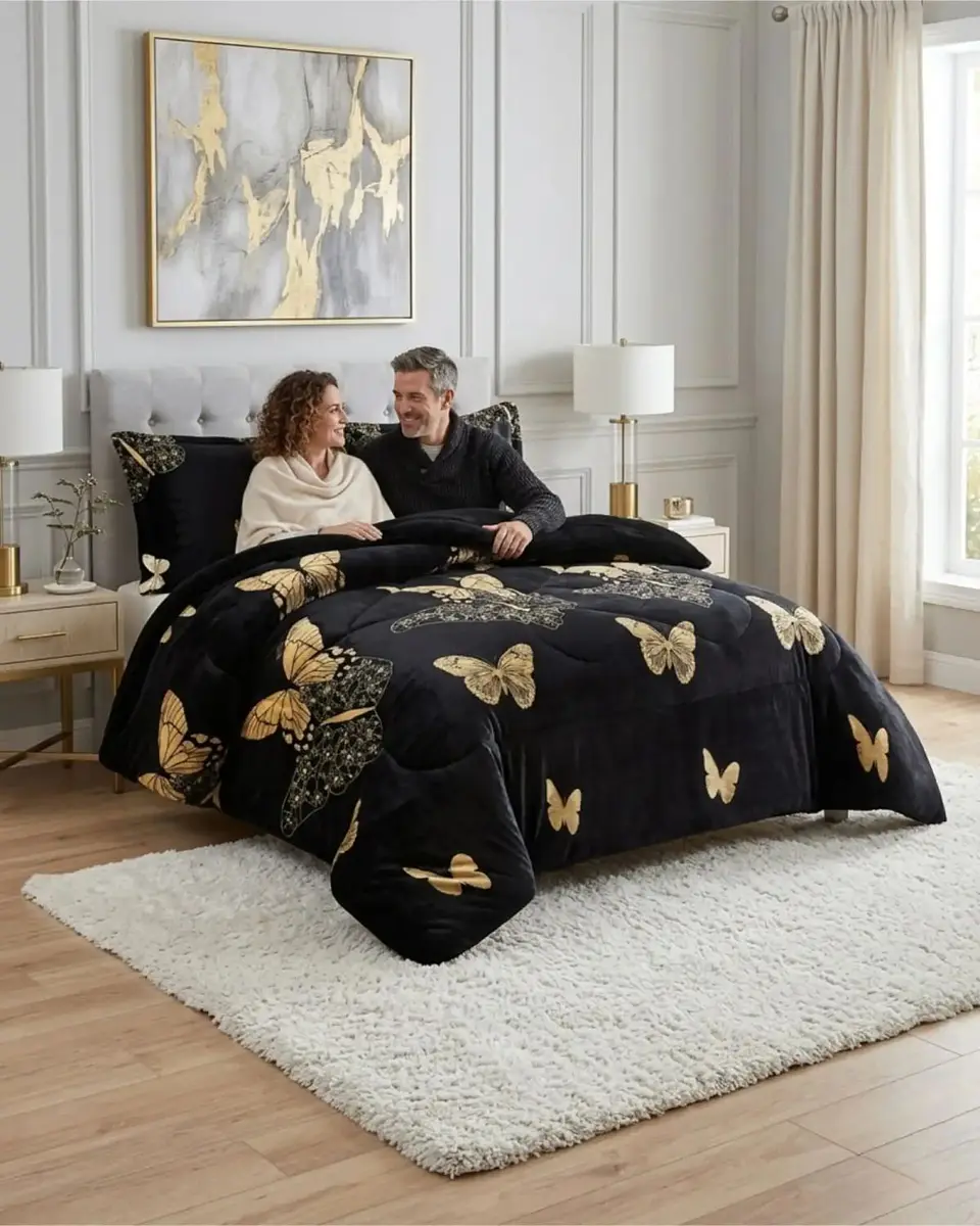 Cubrecamas Plush Con Chiporro Premium 2 Plazas 1