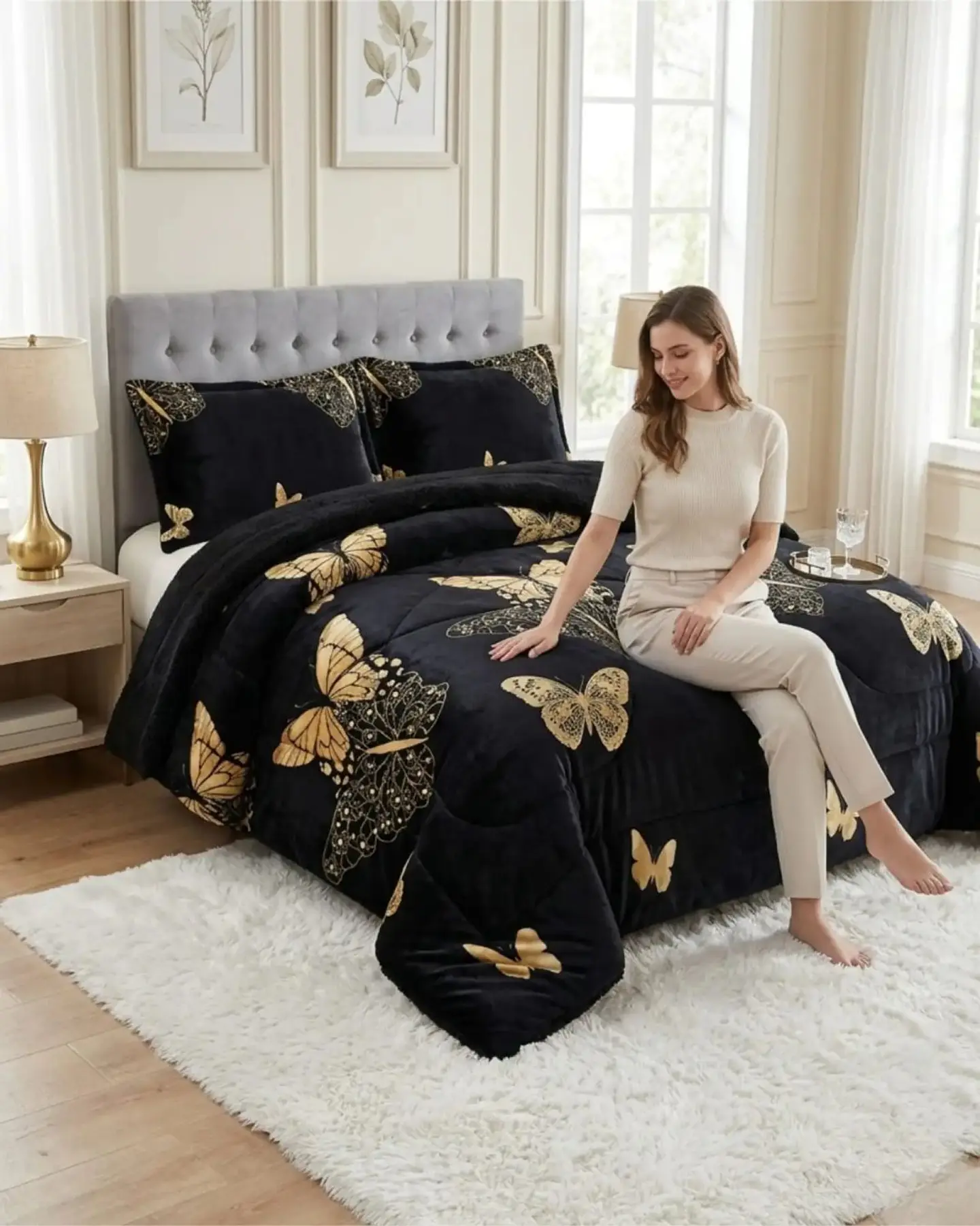 Cubrecamas Plush Con Chiporro Premium 2 Plazas 2