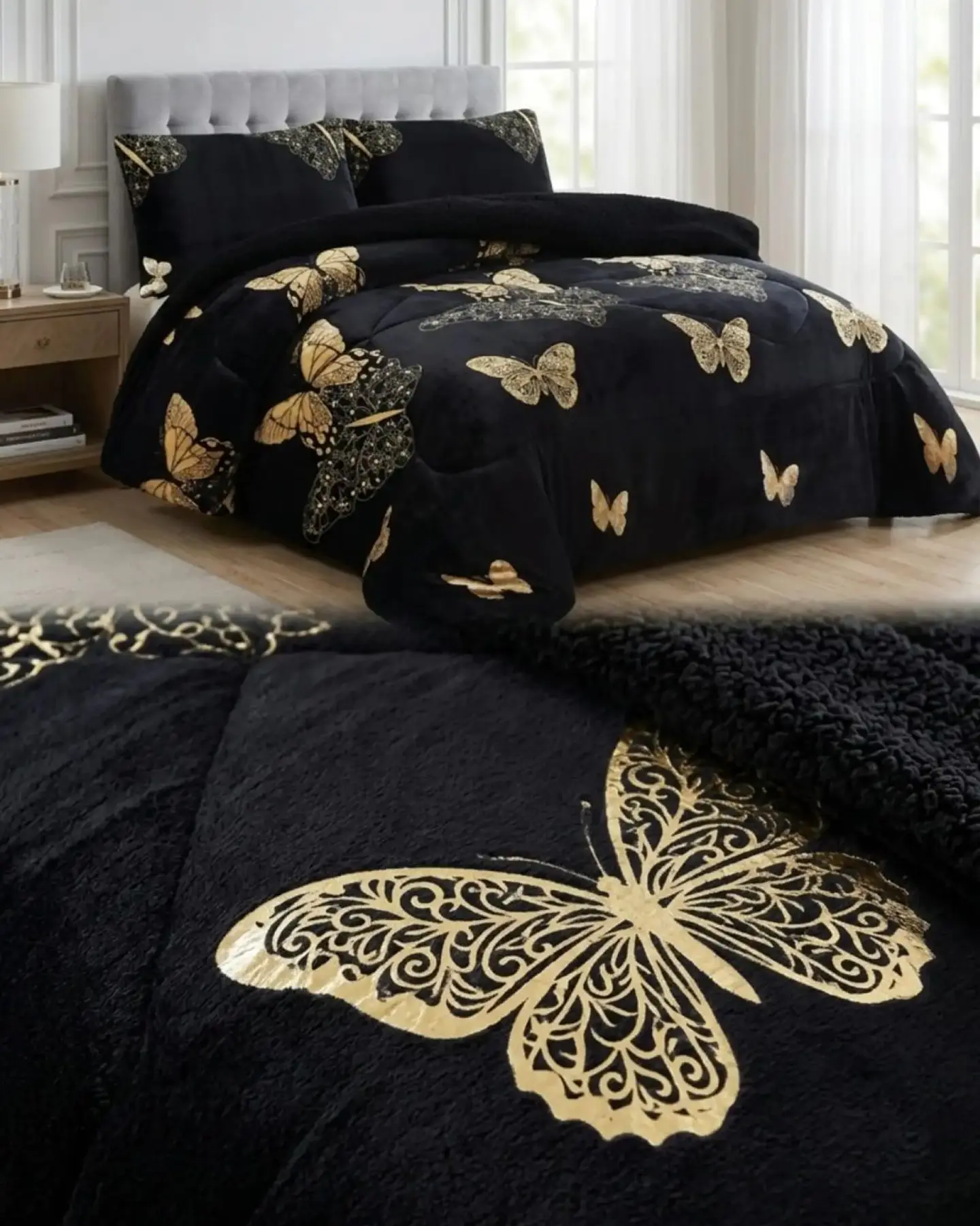 Cubrecamas Plush Con Chiporro Premium 2 Plazas 5