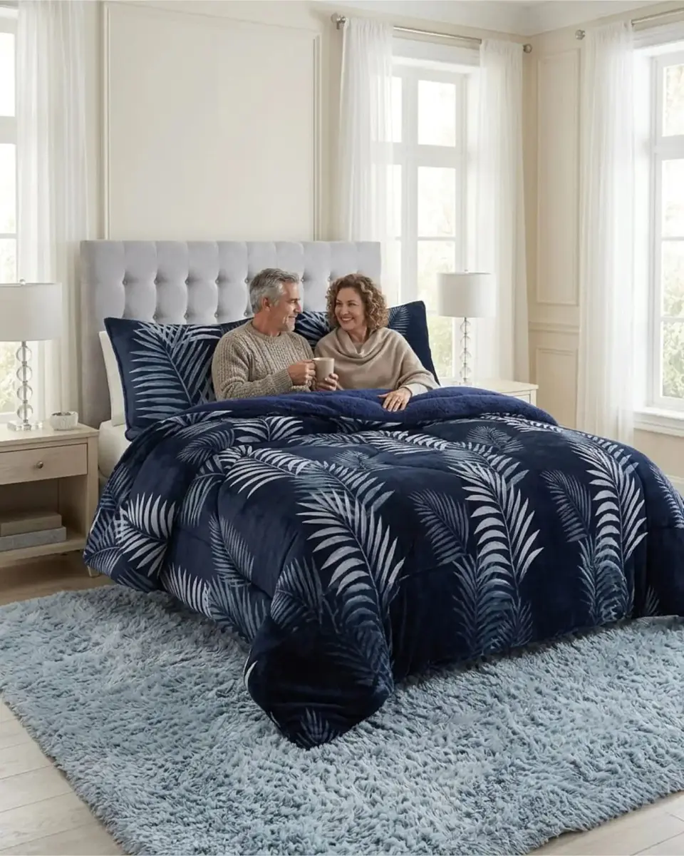 Cubrecamas Plush Con Chiporro Premium 2 Plazas 3