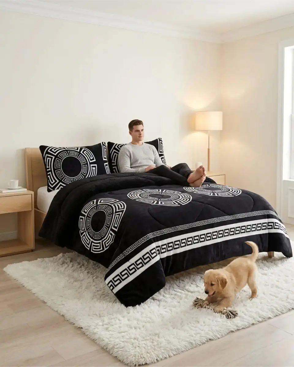 Cubrecamas Plush Con Chiporro Premium 2 Plazas 3