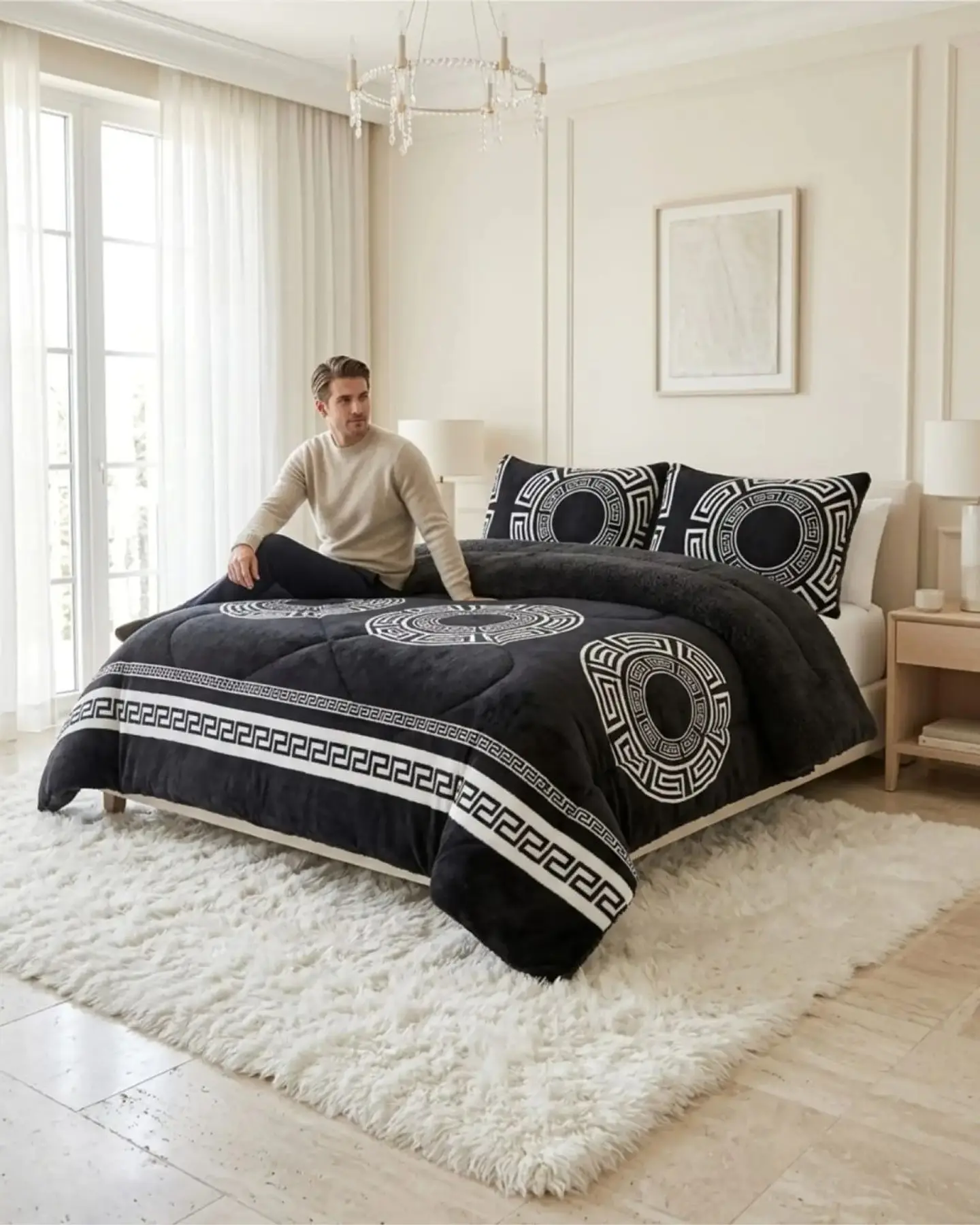 Cubrecamas Plush Con Chiporro Premium 2 Plazas 4