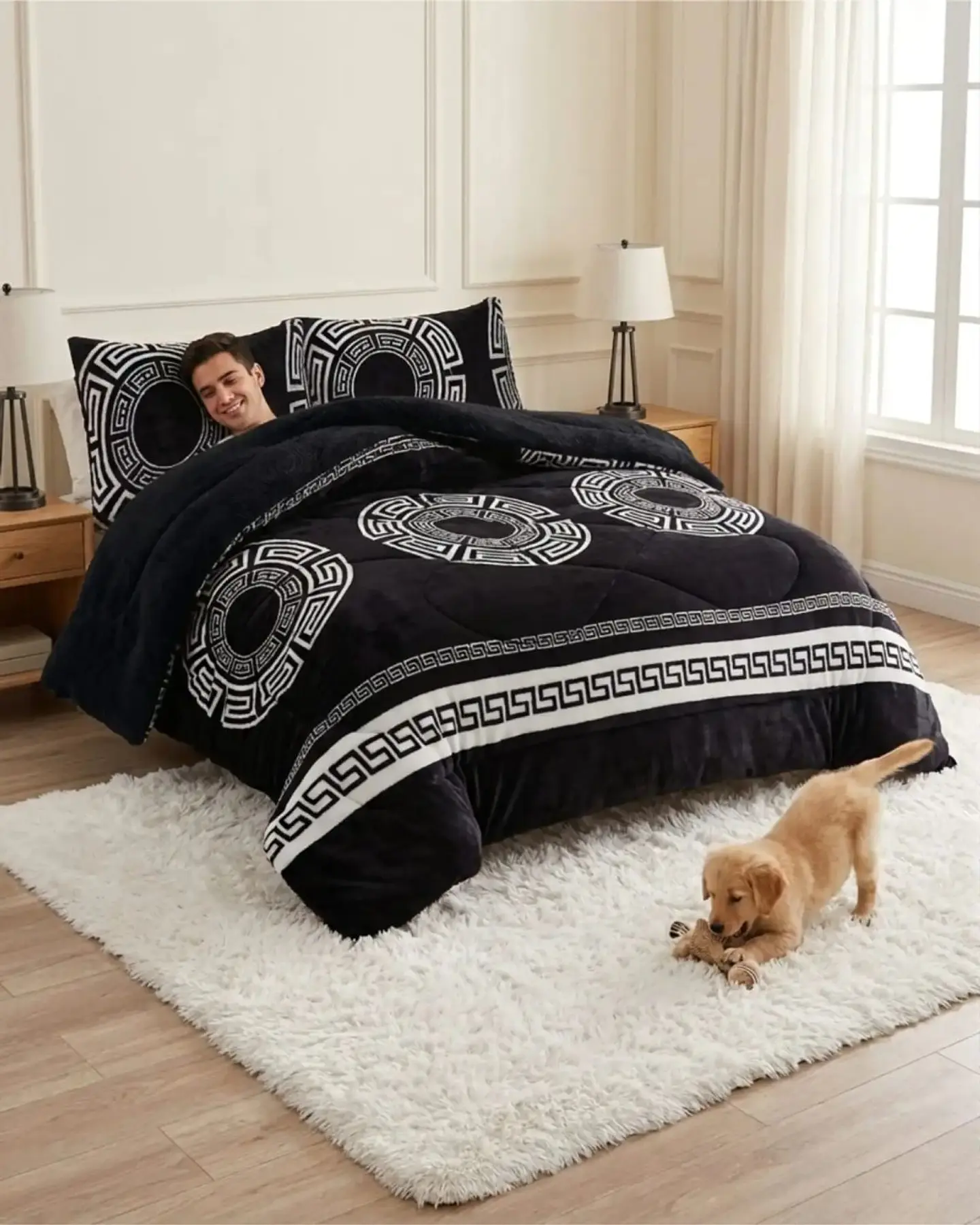 Cubrecamas Plush Con Chiporro Premium 2 Plazas 5