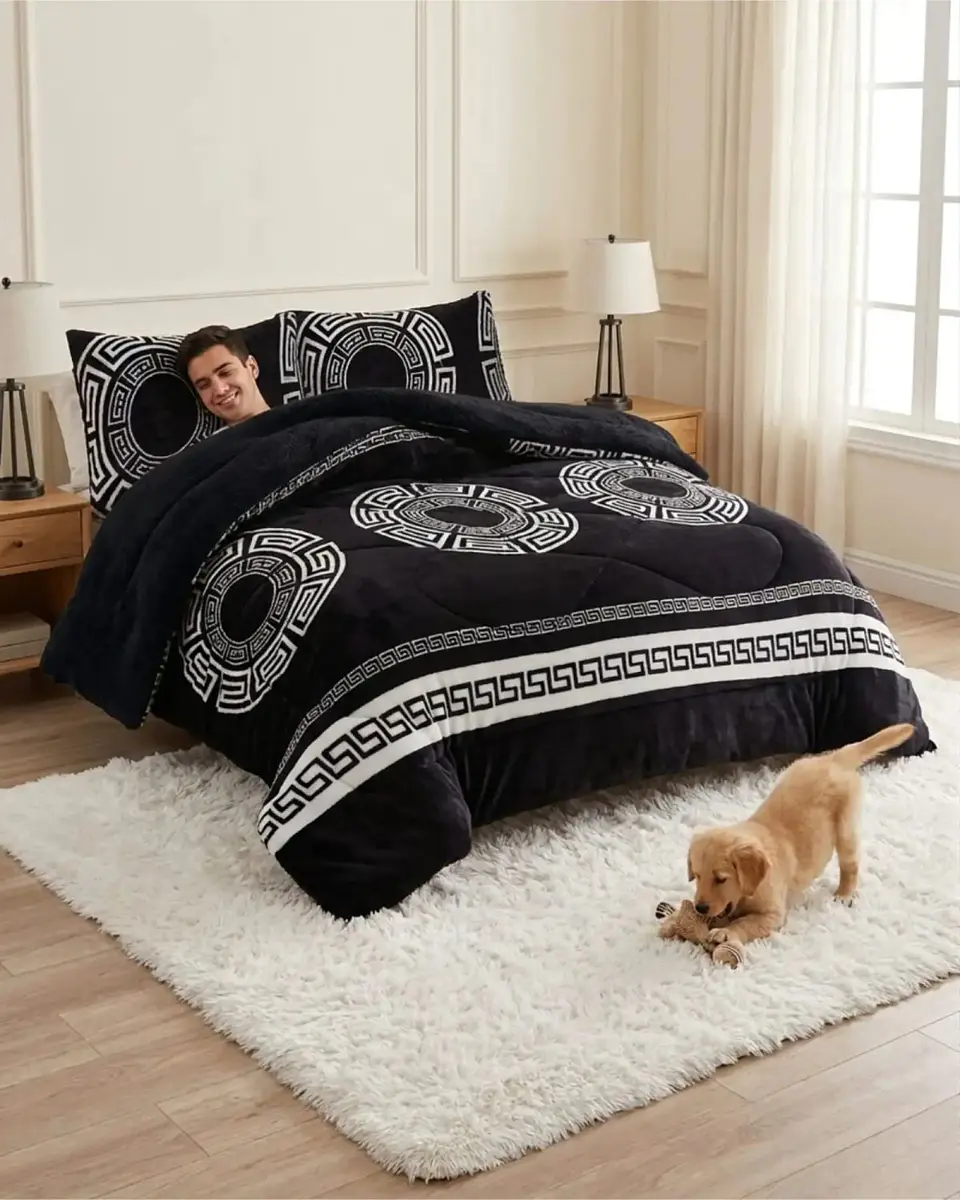 Cubrecamas Plush Con Chiporro Premium 2 Plazas 5