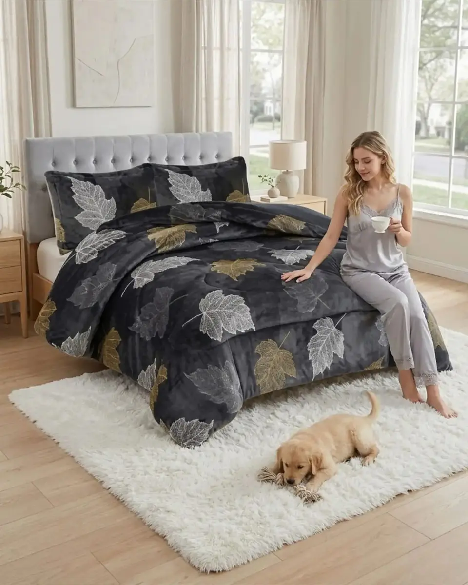 Cubrecamas Plush Con Chiporro Premium 2 Plazas 3