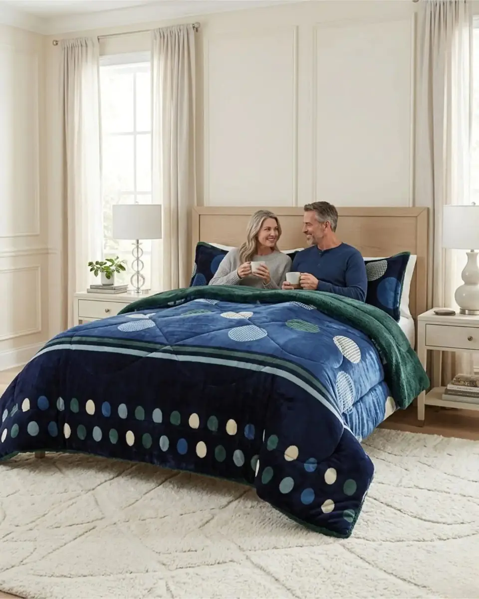 Cubrecamas Plush Con Chiporro Premium 2 Plazas 3