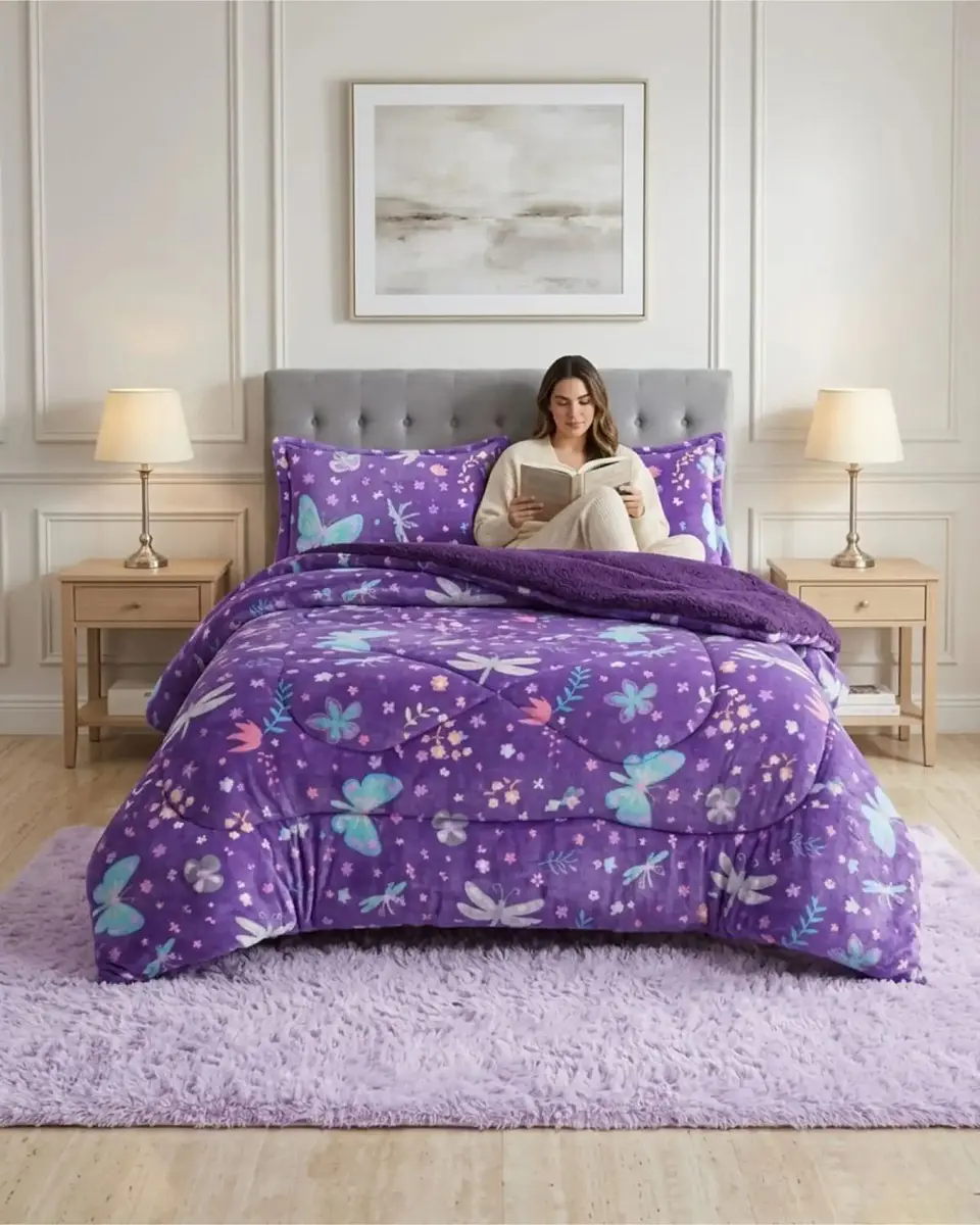 Cubrecamas Plush Con Chiporro Premium 2 Plazas 4