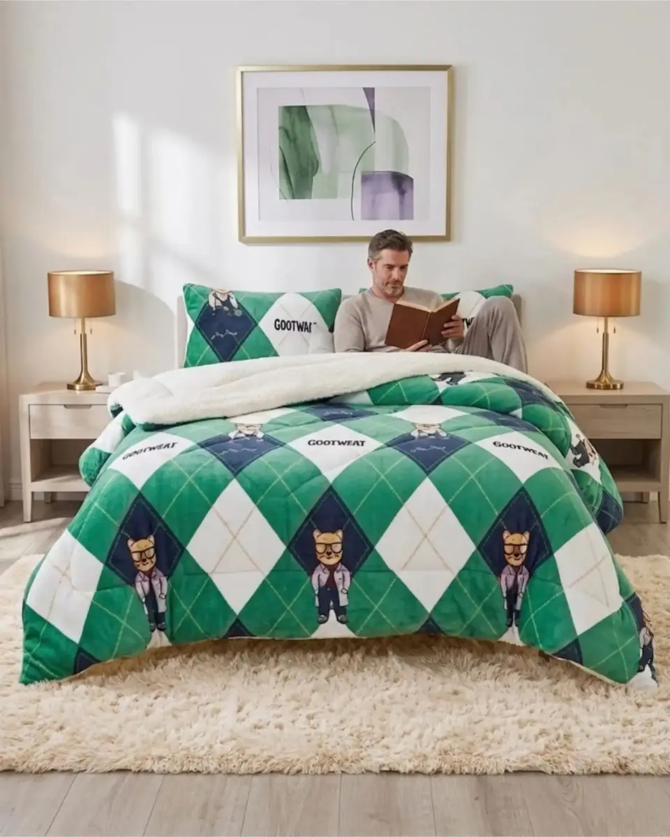 Cubrecamas Plush Con Chiporro Premium 2 Plazas 3