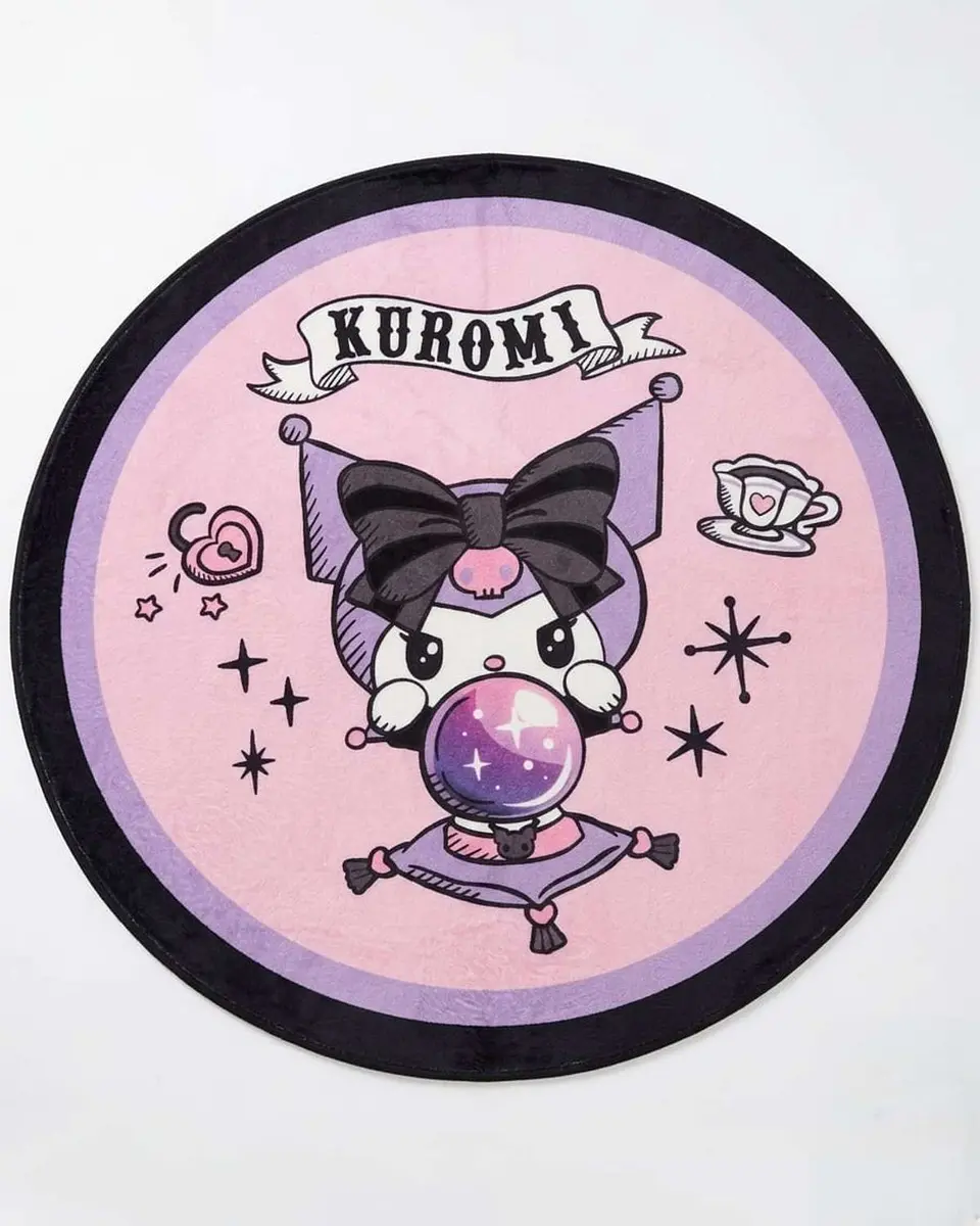 Alfombra Decorativa Infantil Circular de 80cm 6