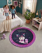 Alfombra Decorativa Infantil Circular de 80cm - Miniatura 1