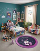 Alfombra Decorativa Infantil Circular de 80cm - Miniatura 4