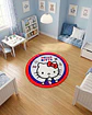Alfombra Decorativa Infantil Circular de 80cm - Miniatura 1