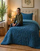 Cubrecama Plaza y Media Sherpa Jacquard Deluxe - Miniatura 5