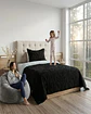 Cubrecama Plaza y Media Sherpa Jacquard Deluxe - Miniatura 1