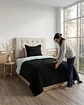 Cubrecama Plaza y Media Sherpa Jacquard Deluxe - Miniatura 5