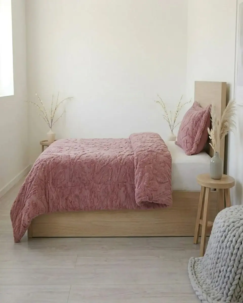 Cubrecama Plaza y Media Sherpa Jacquard Deluxe 4
