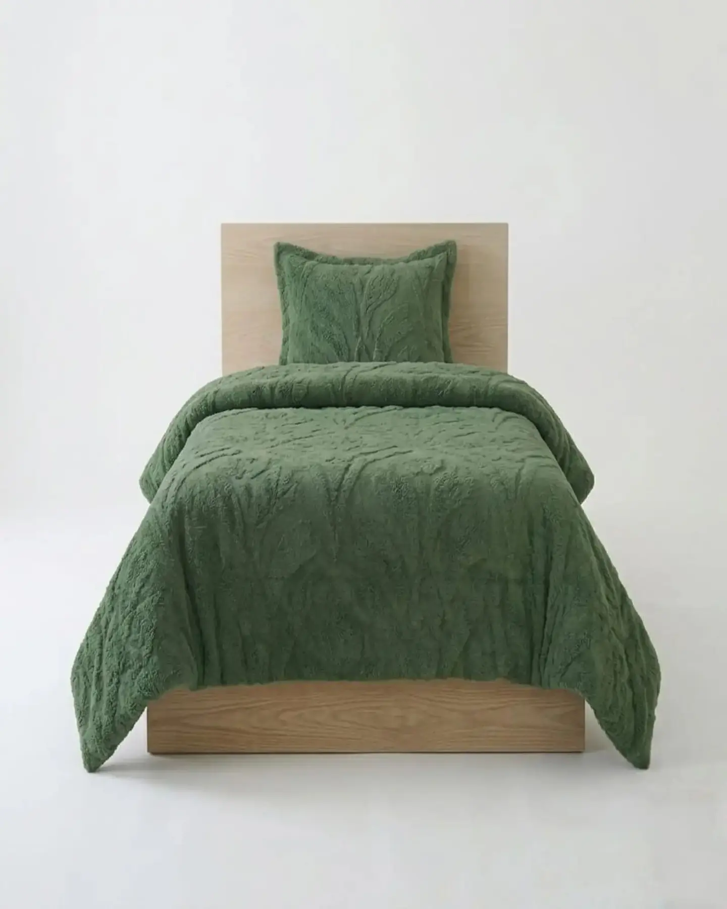 Cubrecama Plaza y Media Sherpa Jacquard Deluxe 5