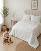 Cubrecama Sherpa Jacquard Deluxe 2 Plazas Diseño Relieve - Miniatura 3