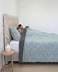 Cubrecama Sherpa Jacquard Deluxe 2 Plazas Diseño Relieve - Miniatura 2