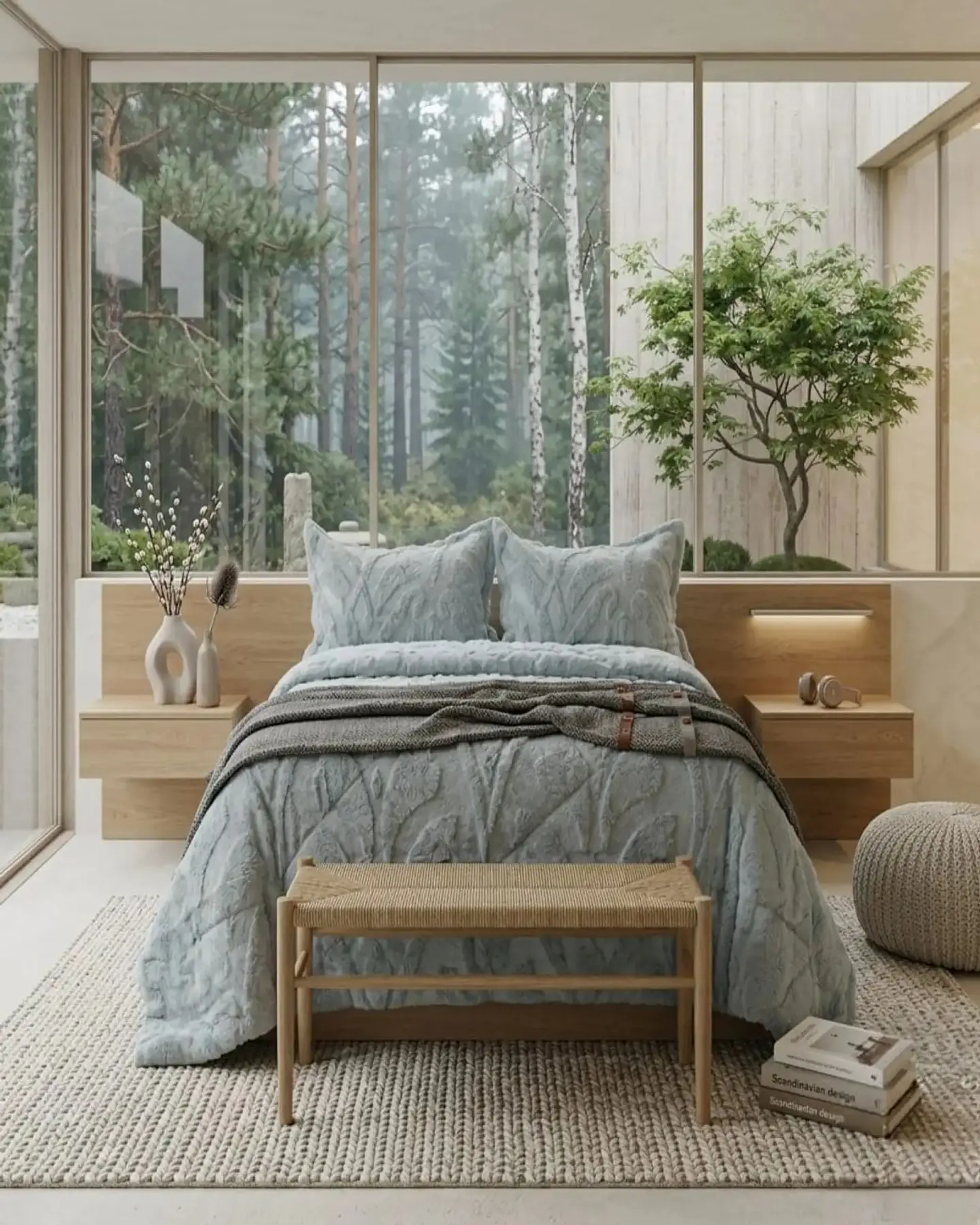 Cubrecama Sherpa Jacquard Deluxe 2 Plazas Diseño Relieve 3