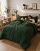 Cubrecama Sherpa Jacquard Deluxe Super King Diseño Relieve - Miniatura 3