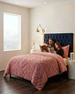 Cubrecama Sherpa Jacquard Deluxe 2 Plazas Diseño Relieve - Miniatura 3