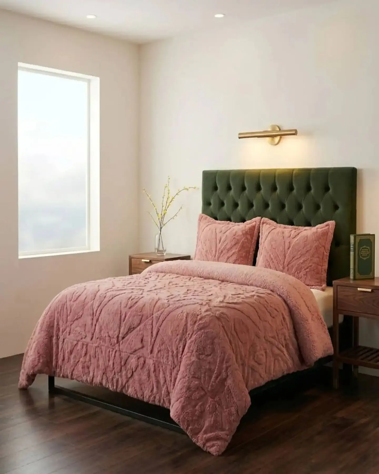 Cubrecama Sherpa Jacquard Deluxe 2 Plazas Diseño Relieve 7