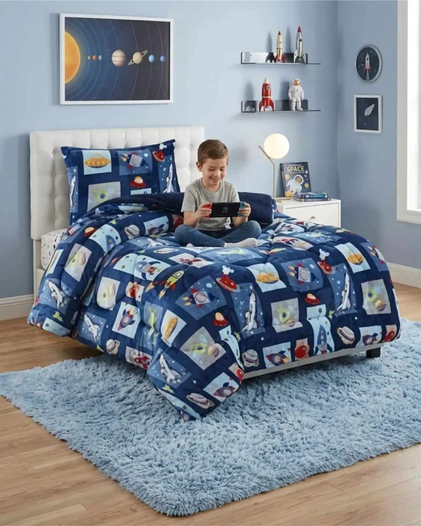 Cubrecama Plush con Chiporro Plaza y Media Diseño Premium 1