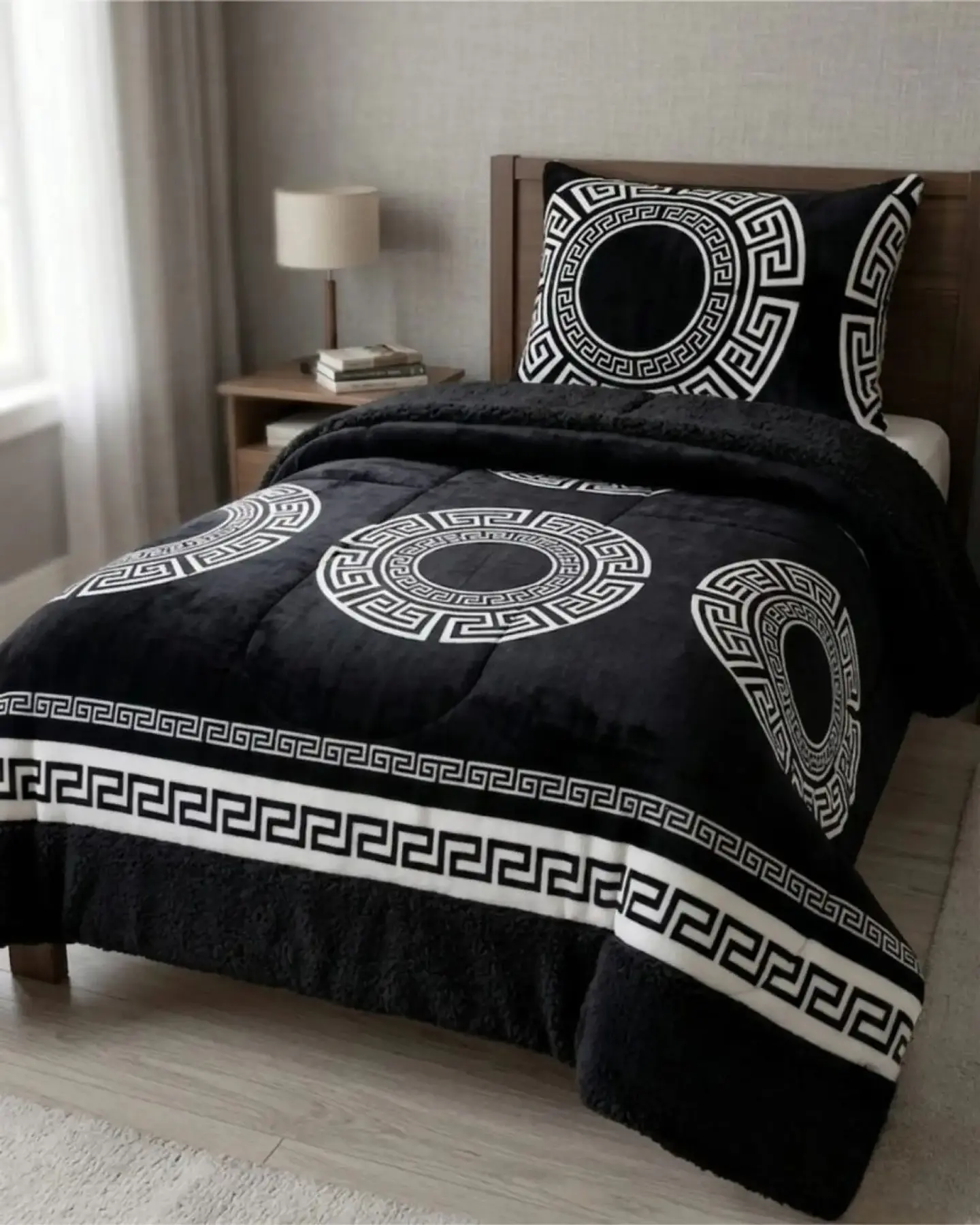 Cubrecama Plush con Chiporro Plaza y Media Diseño Premium 2