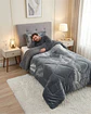 Cubrecama Plush con Chiporro Plaza y Media Diseño Premium - Miniatura 2