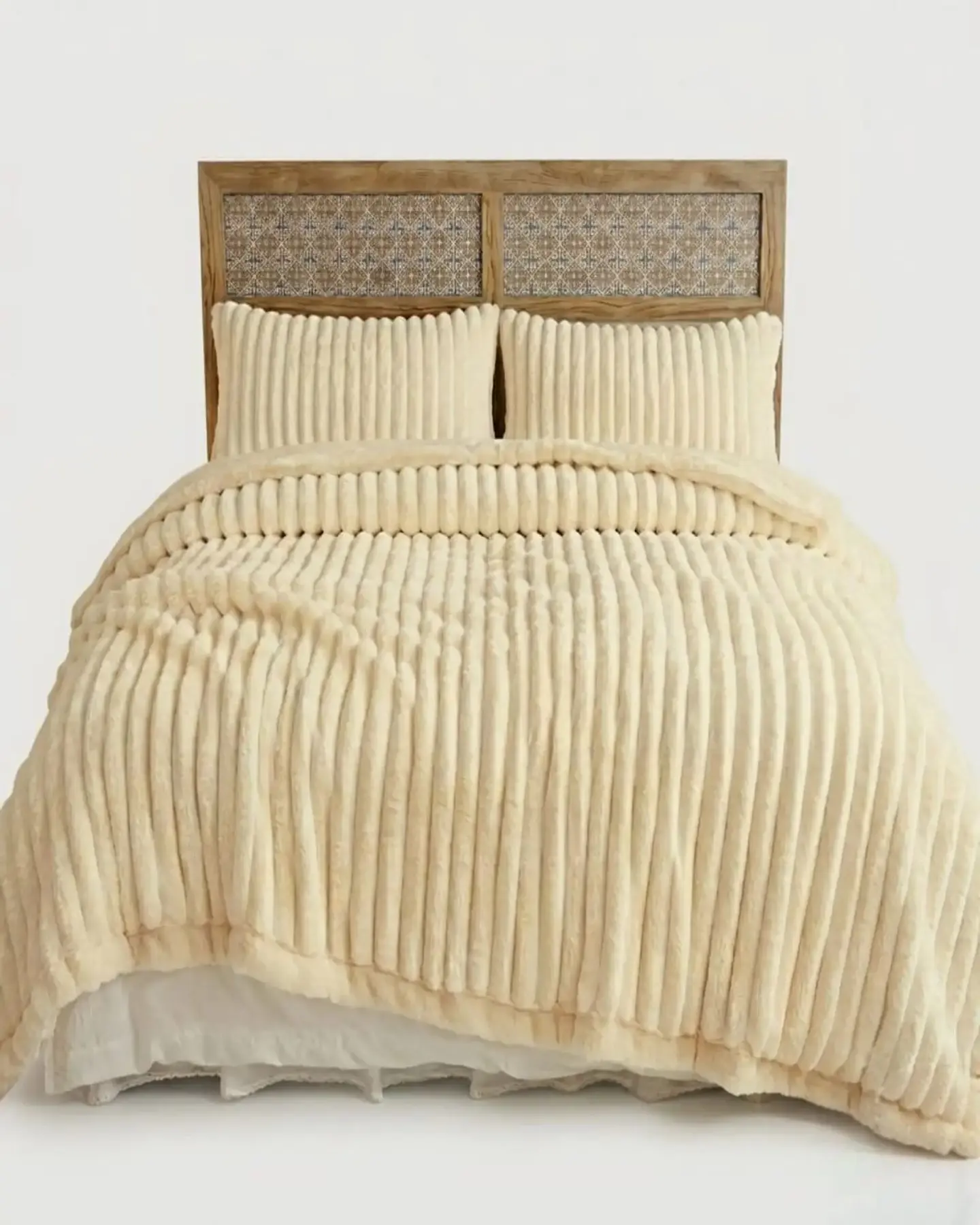 Frazada Sherpa 2 Plazas Extra Suave Térmica Invierno 5