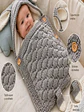 Saco de Dormir para Bebe con Capota y Forro cálido tejido - Miniatura 4
