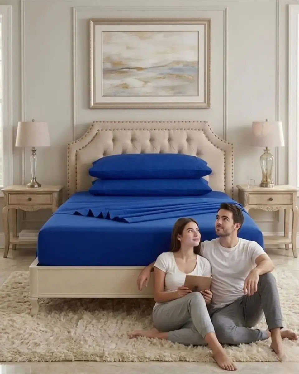 Juego de Sábanas King Verano Soft Género Premium Respirable 3