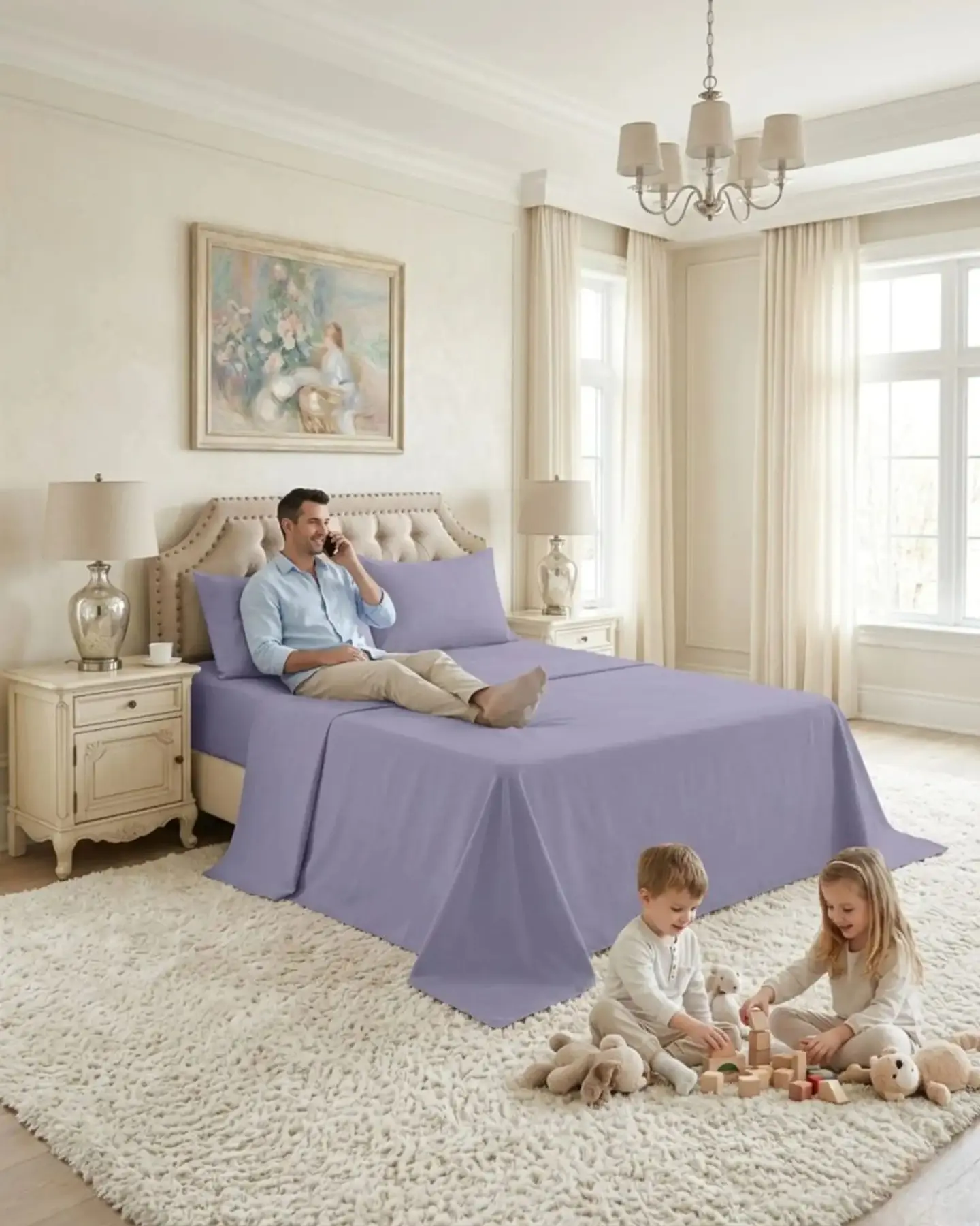 Juego de Sábanas King Verano Soft Género Premium Respirable 5