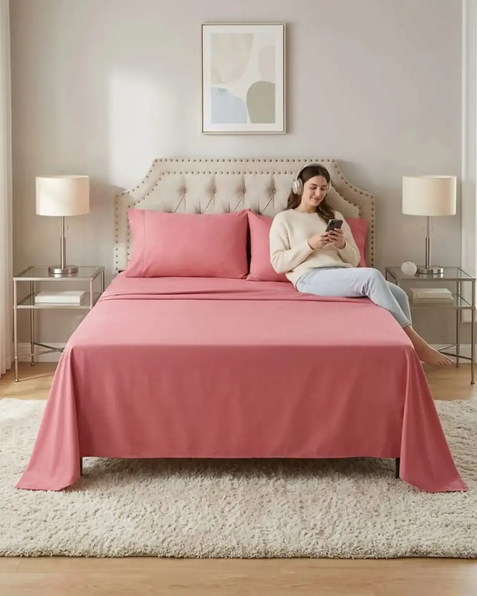 Juego de Sábanas King Verano Soft Género Premium Respirable 2