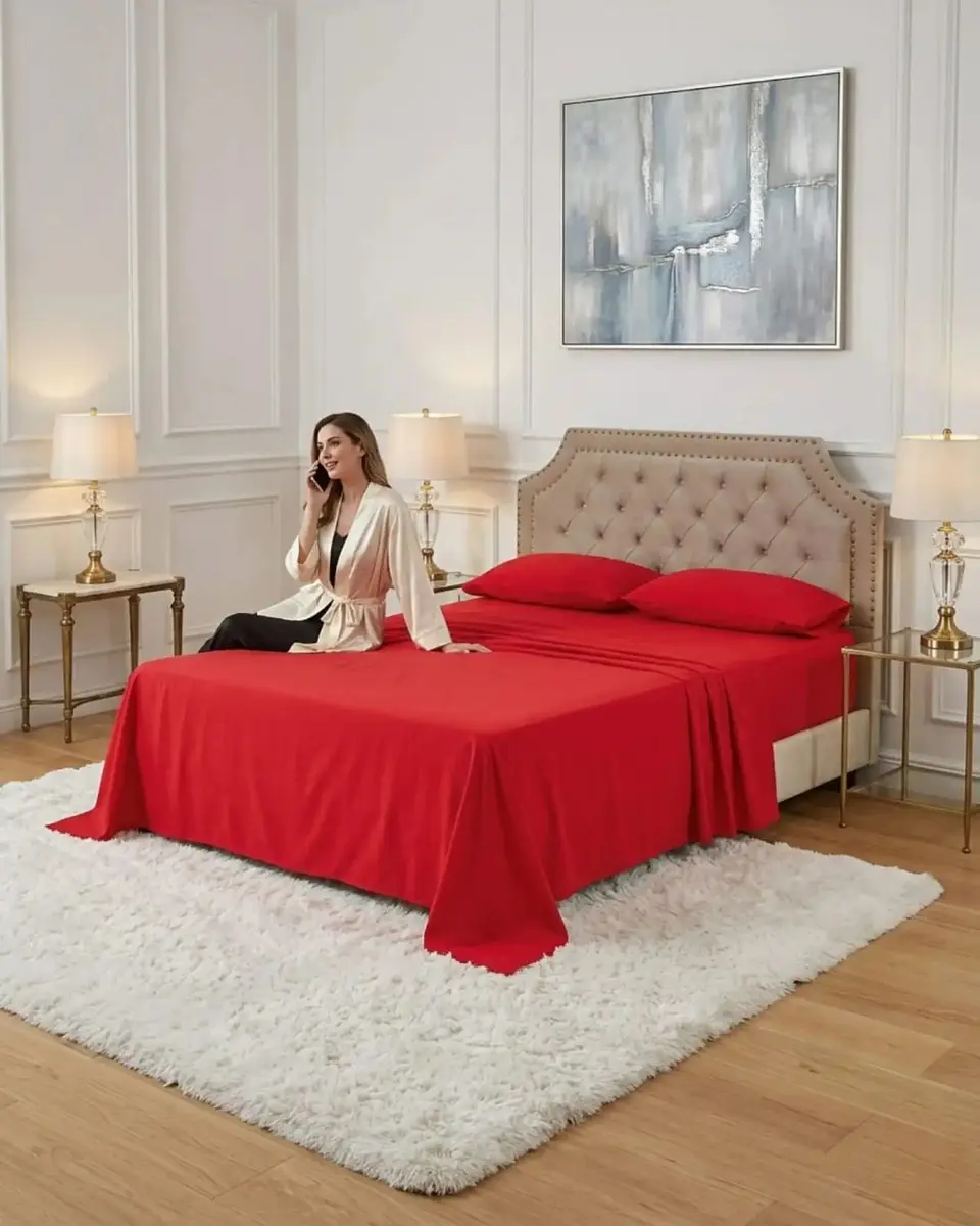 Juego de Sábanas King Verano Soft Género Premium Respirable 5