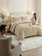 Cubrecama Plumón Jacquard Premium 2 Plazas Invierno Térmico - Miniatura 4