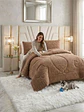 Cubrecama Plumón Jacquard Premium 2 Plazas Invierno Térmico - Miniatura 1