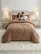 Cubrecama Plumón Jacquard Premium 2 Plazas Invierno Térmico - Miniatura 5