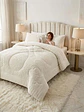 Cubrecama Plumón Jacquard Premium 2 Plazas Invierno Térmico - Miniatura 2