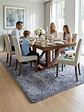 Alfombra Shaggy Pelo Largo 150x200 Cm Suave Living Dormitorio - Miniatura 5