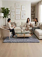 Alfombra Shaggy Pelo Largo 150x200 Cm Suave Living Dormitorio - Miniatura 7